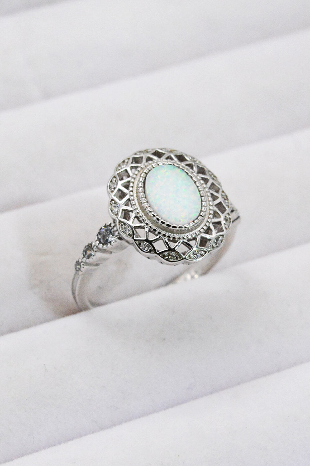 So In Love 925 Sterling Silver Opal Ring