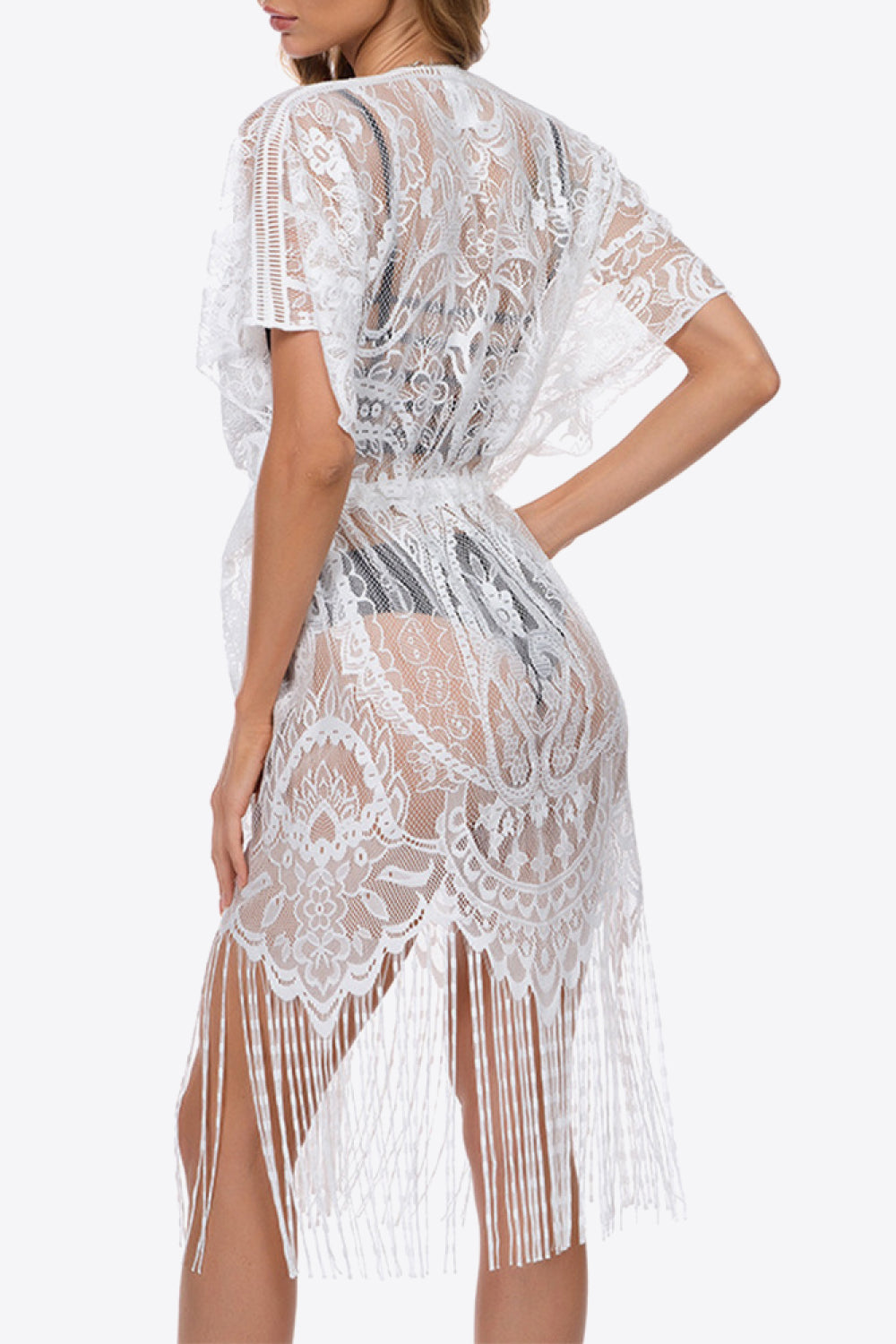 Forever Beautiful Lace Cover-Up Dress