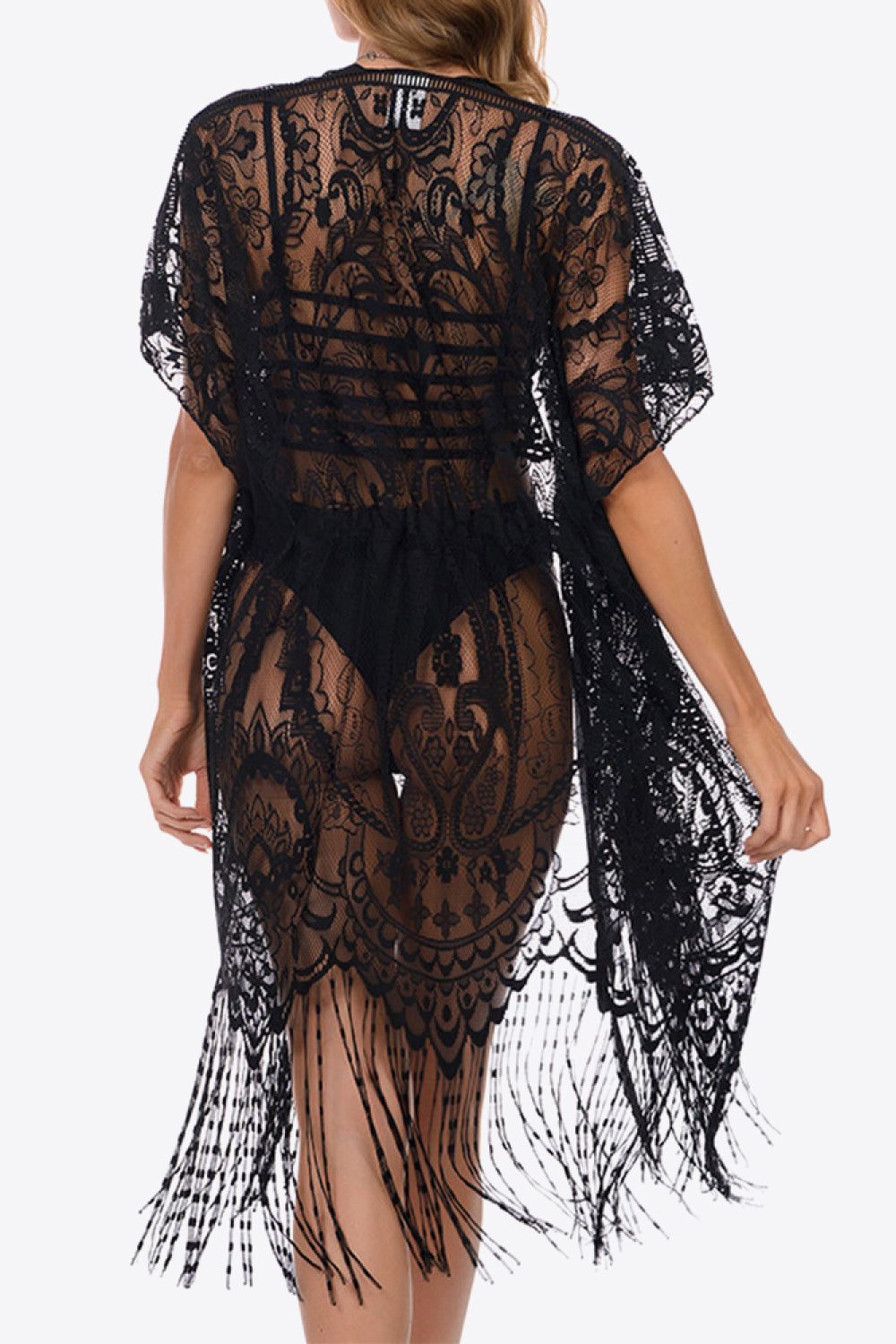 Forever Beautiful Lace Cover-Up Dress